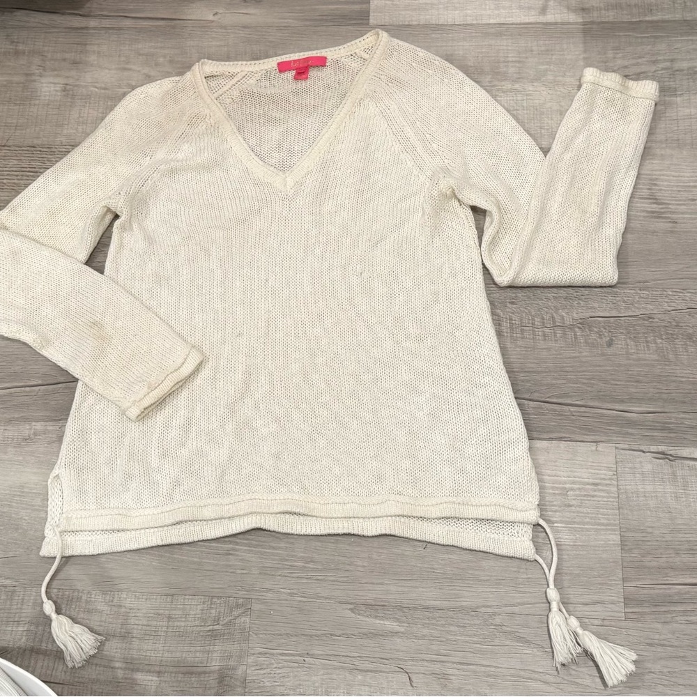 Lilly Pulitzer white Sweater